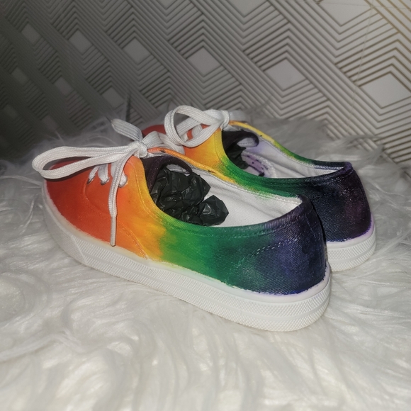Painted Rainbow gradient sneakers - Picture 4 of 8